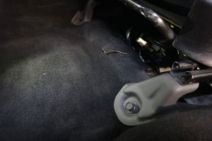 Subaru Forester пол после химчистки